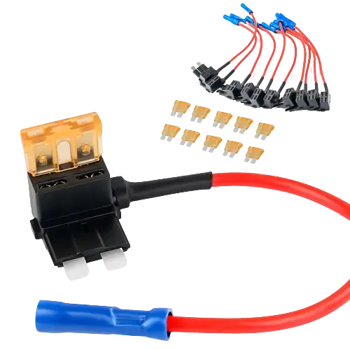 10Pcs Standard Add-A-Circuit Fuse Adapter
