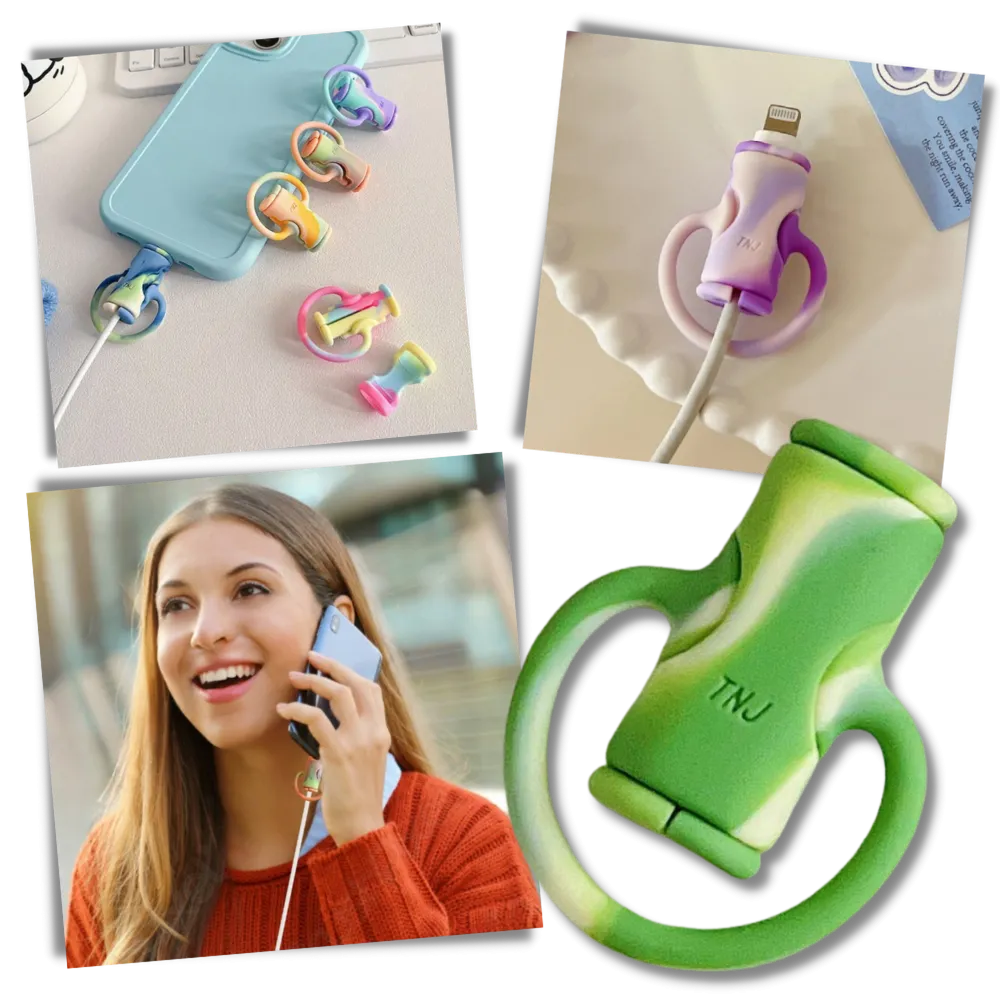 2 in 1 Silicone Cable Winder: