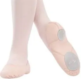 2027 Capezio Children and Adult Leather Split Sole Juliet Ballet Slipper - Light Pink