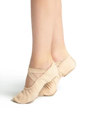 2037C Capezio Children's Split Sole Canvas Hanami Ballet Shoe (Light Pink)