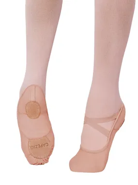 2037C Capezio Children's Split Sole Canvas Hanami Ballet Shoe (Light Suntan)