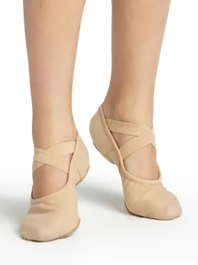 2037C Capezio Children's Split Sole Canvas Hanami Ballet Shoe (Nude)