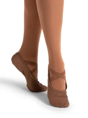 2037C Capezio Children's Split Sole Canvas Hanami Ballet Shoe (Skintone)