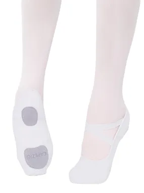 2037C Capezio Children's Split Sole Canvas Hanami Ballet Shoe (White)