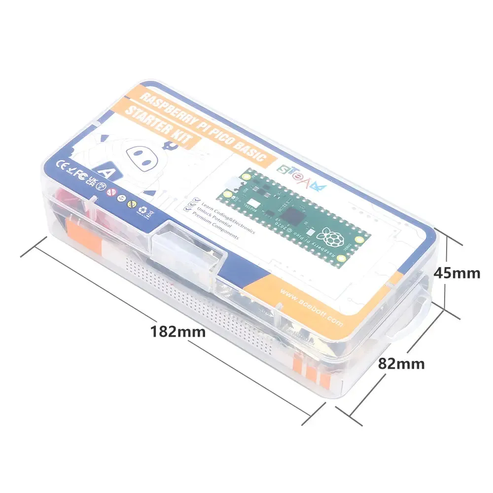 ACEBOTT AE315 Super Starter Kit for Raspberry Pi Pico with micropython or C/C   coding