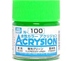 Acrysion N100 - Fluorescent Green (Semi-Gloss/Primary)