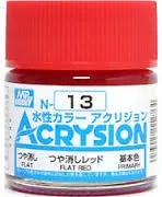 Acrysion N13 - Flat Red (Flat/Primary)