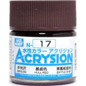 Acrysion N17 - Hull Red (Semi-Gloss/Battle Ship)