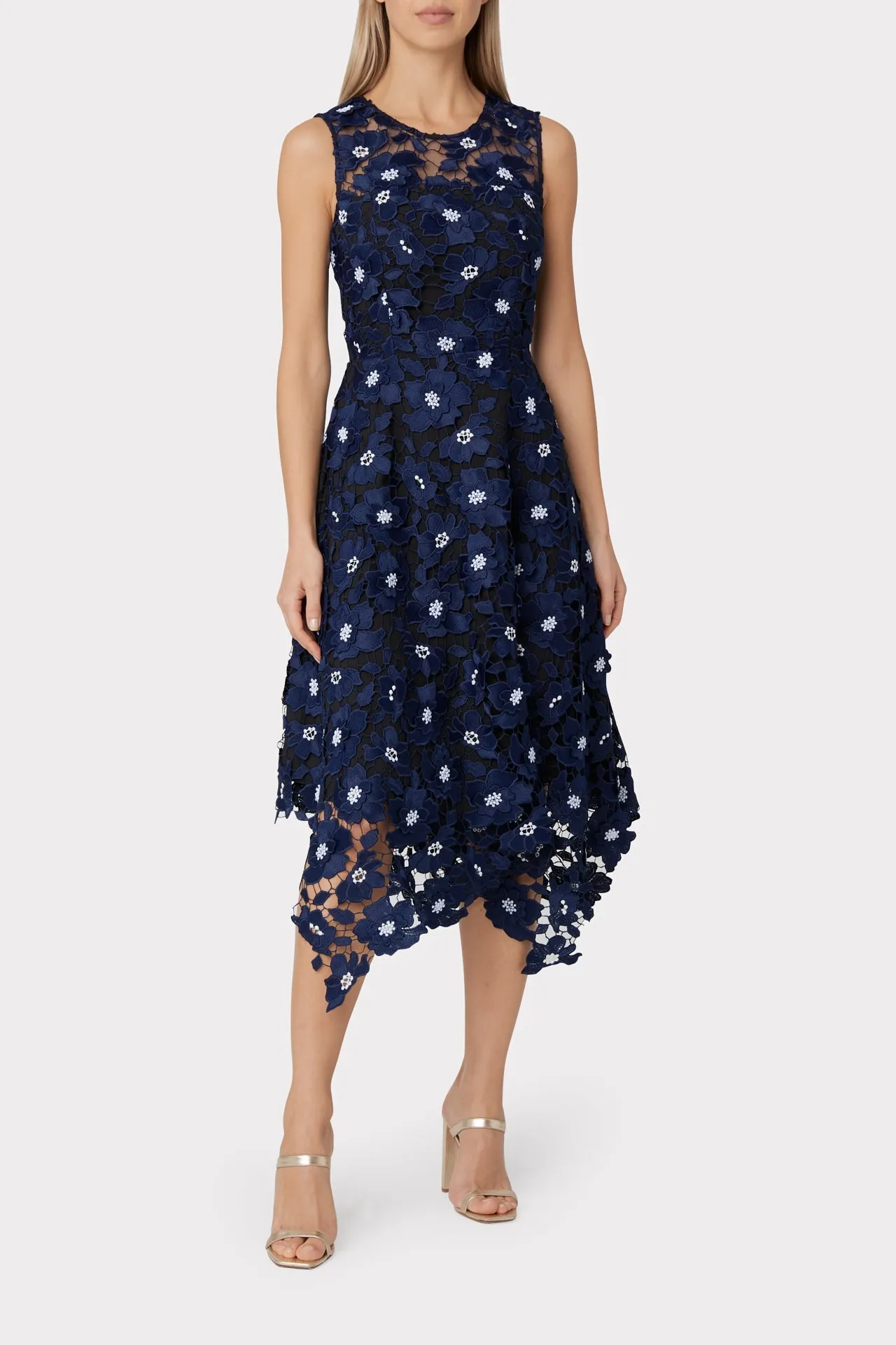 Annemarie 3D Poppy Lace Dress