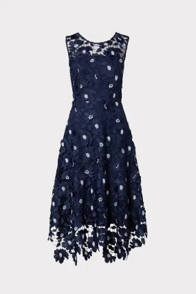 Annemarie 3D Poppy Lace Dress