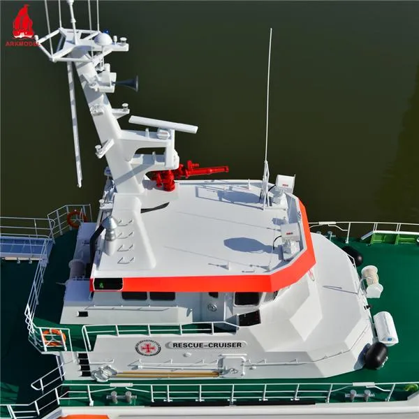 Arkmodel 1/25 SAR Harro Koebke SK32 Rescue Model Mother and Daughter Ship All in One KIT No.7584K