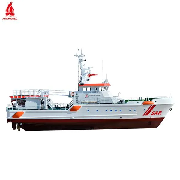 Arkmodel 1/25 SAR Harro Koebke SK32 Rescue Model Mother and Daughter Ship All in One KIT No.7584K