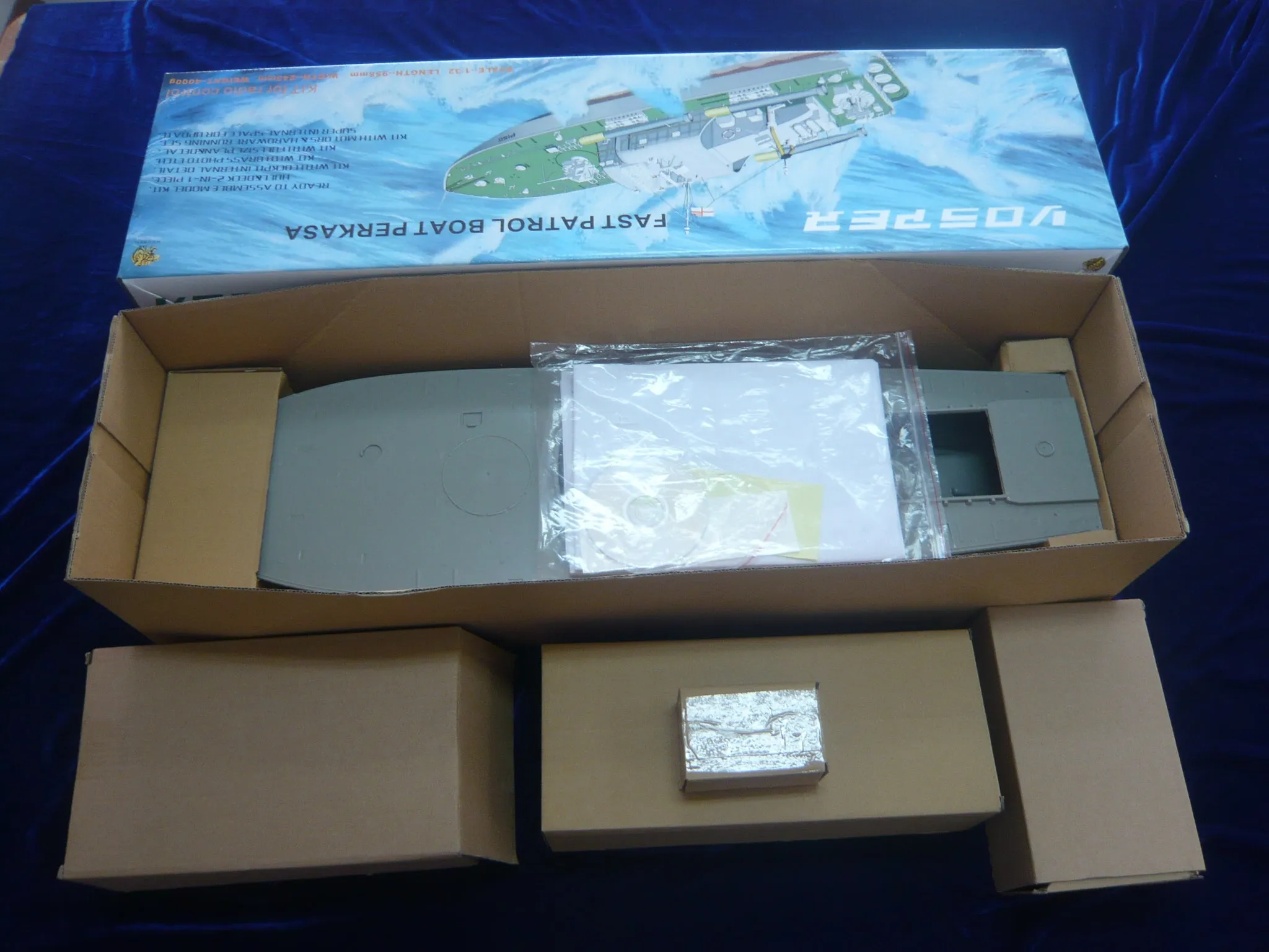 Arkmodel 1/32 Vosper Torpedo Boat Perkasa Fast Patrol Warship High-Speed Boats KIT No.7564K