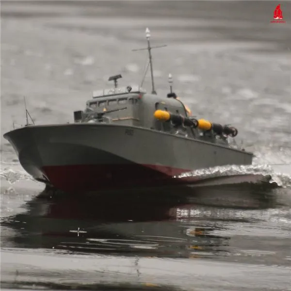 Arkmodel 1/32 Vosper Torpedo Boat Perkasa Fast Patrol Warship High-Speed Boats KIT No.7564K
