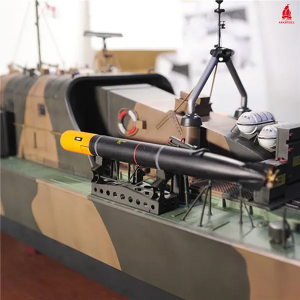 Arkmodel 1/32 Vosper Torpedo Boat Perkasa Fast Patrol Warship High-Speed Boats KIT No.7564K