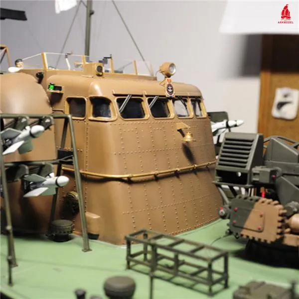 Arkmodel 1/32 Vosper Torpedo Boat Perkasa Fast Patrol Warship High-Speed Boats KIT No.7564K
