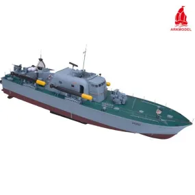 Arkmodel 1/32 Vosper Torpedo Boat Perkasa Fast Patrol Warship High-Speed Boats KIT No.7564K