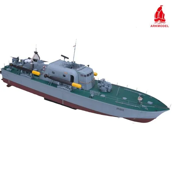 Arkmodel 1/32 Vosper Torpedo Boat Perkasa Fast Patrol Warship High-Speed Boats KIT No.7564K
