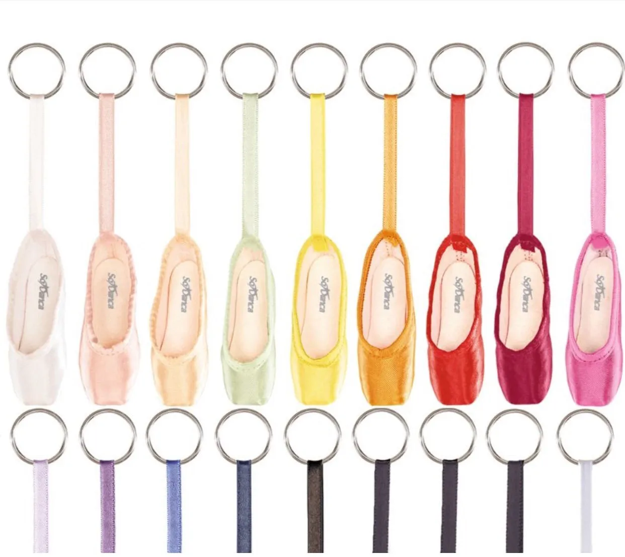 Assorted Dance Shoe Keychains