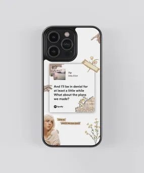 Billie Eilish TV Spotify Glass Phone Case Cover