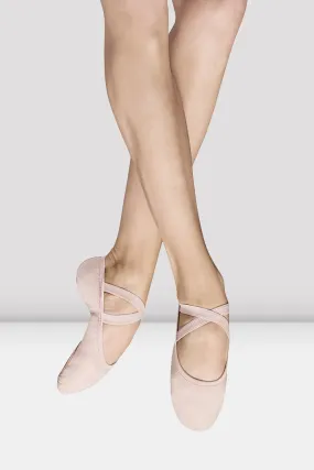 Bloch - Ladies Performa Stretch Canvas Ballet Shoes - Adult (S0284L) - Theatrical Pink