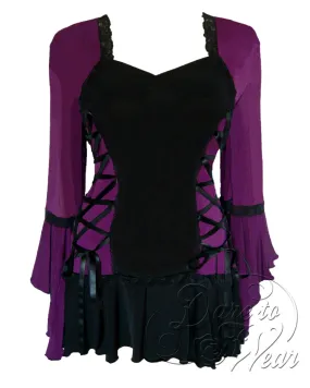 Bolero Top in Plum