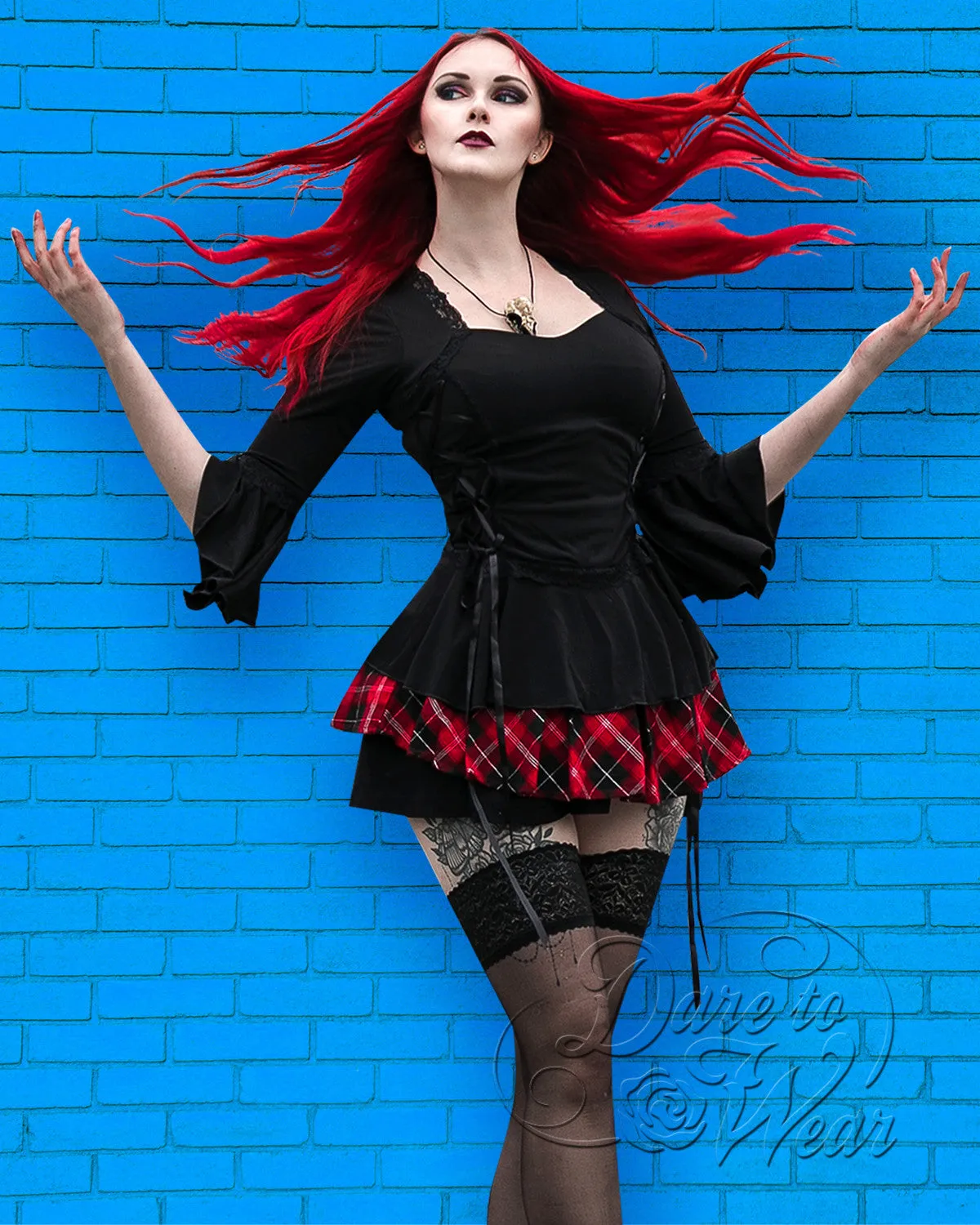 Bolero Top in Red Queen