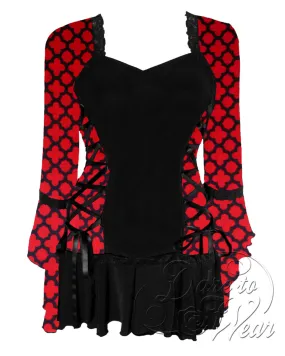 Bolero Top in Red Queen