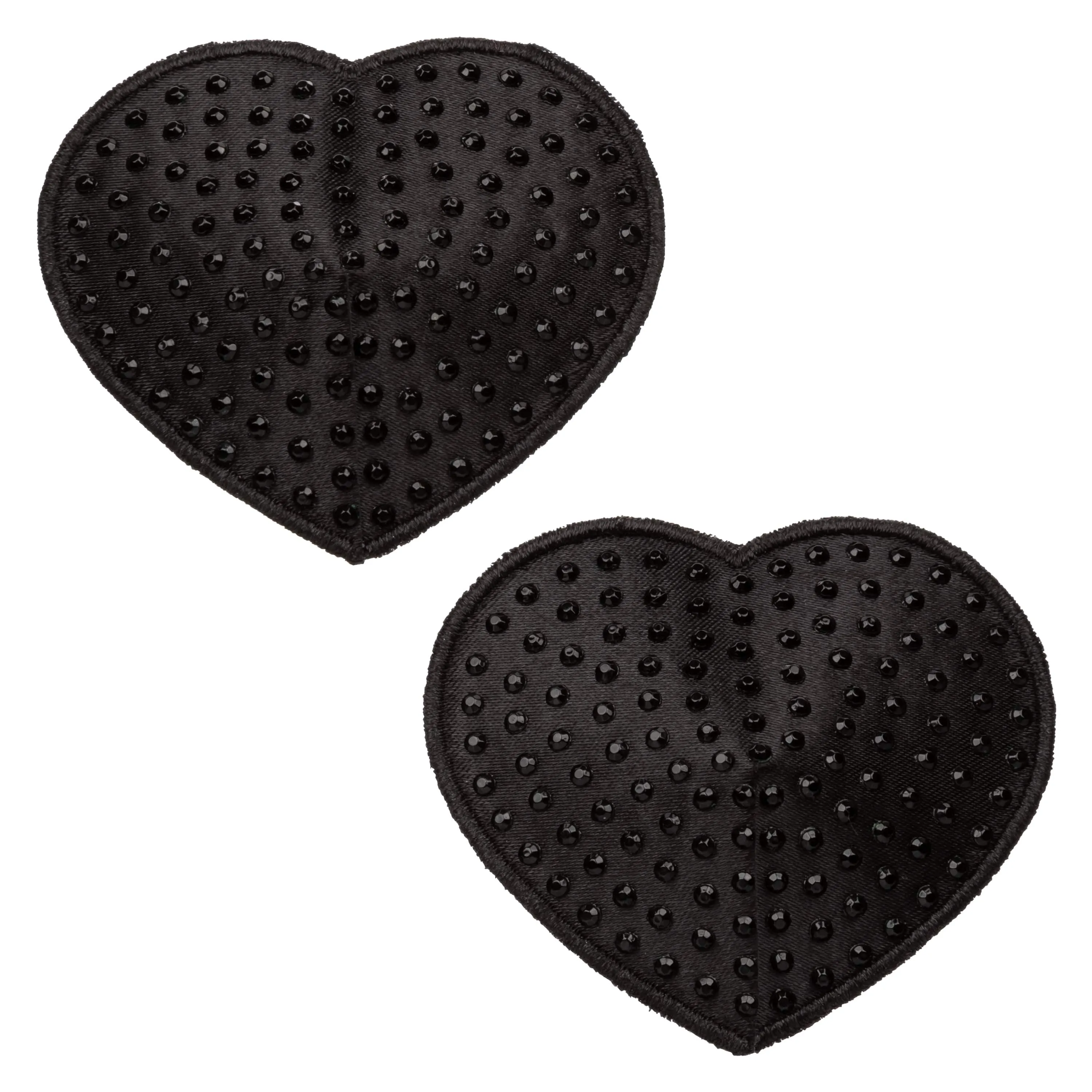 California Exotics - Radiance Heart Pasties Nipple Covers (Black)