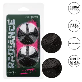 California Exotics - Radiance Round Pasties Nipple Covers (Black)