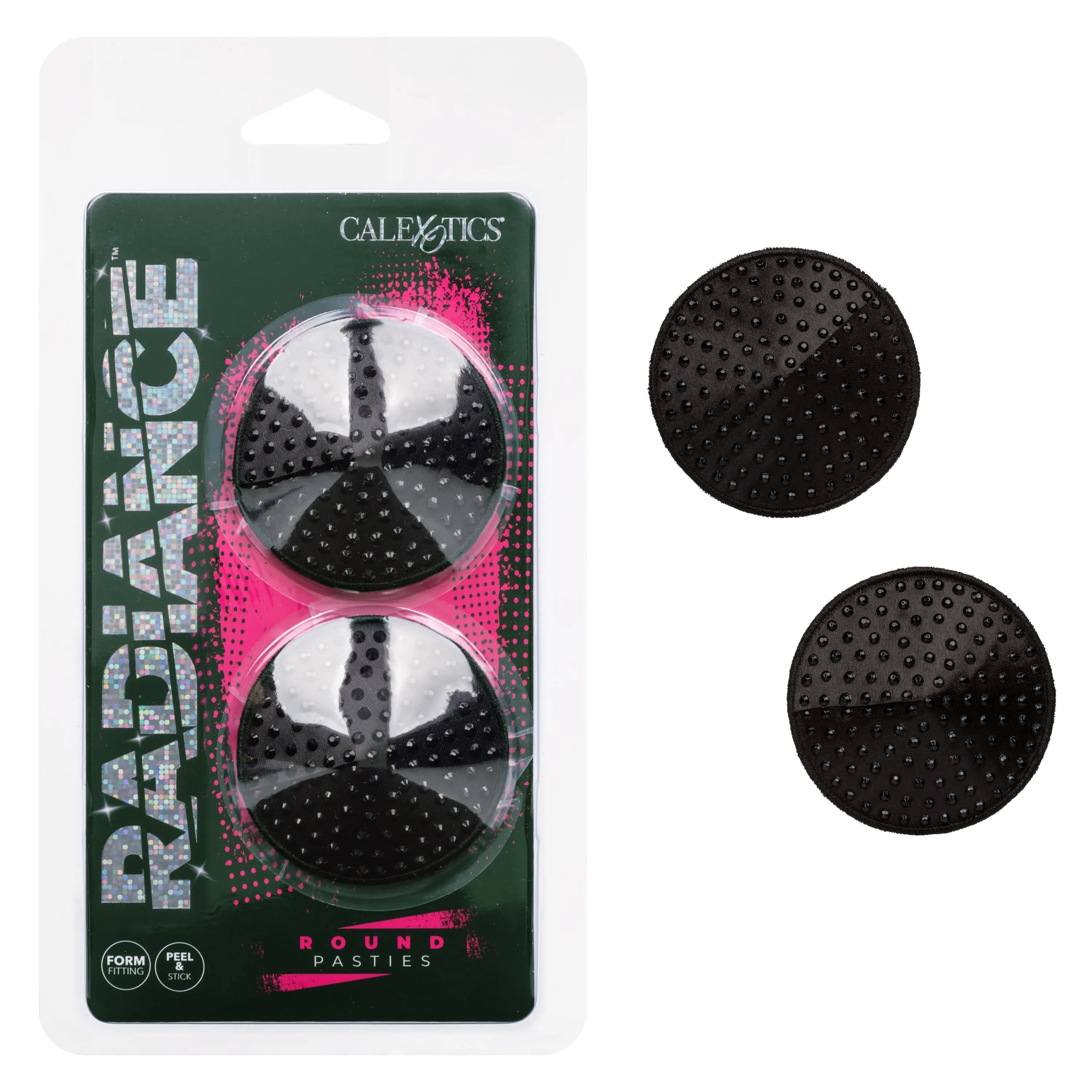 California Exotics - Radiance Round Pasties Nipple Covers (Black)