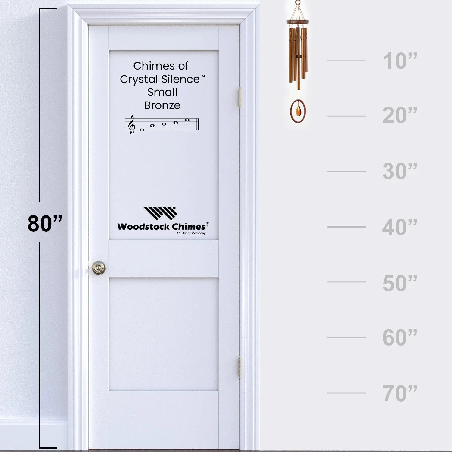 Chimes of Crystal Silence™ - Bronze, Small