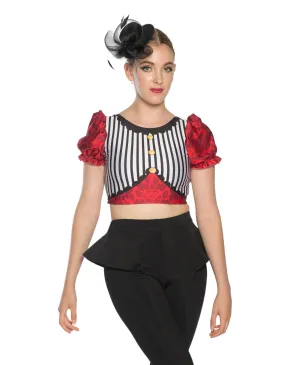 Cirque Puff Sleeve Crop Top