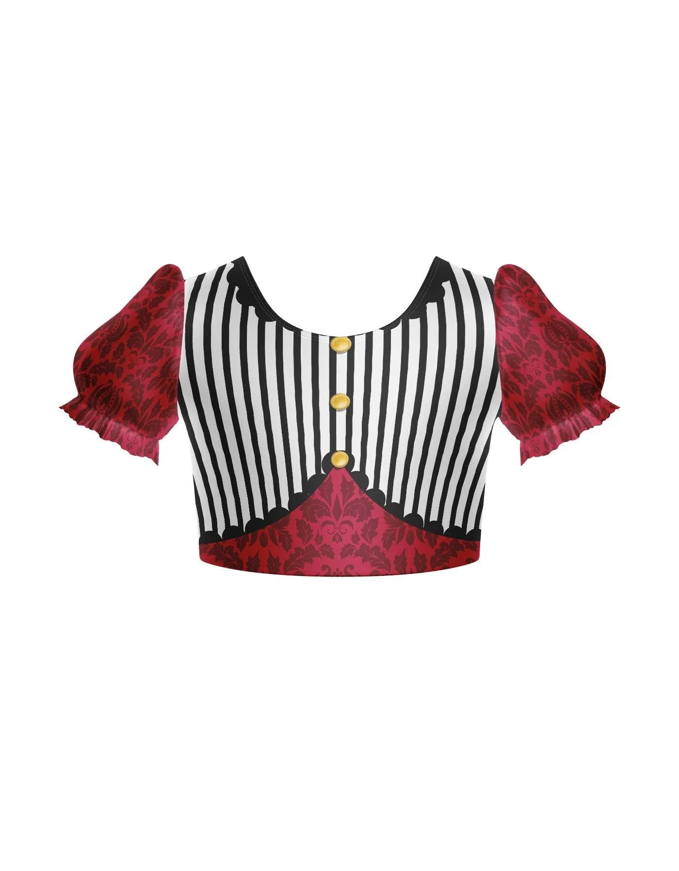 Cirque Puff Sleeve Crop Top
