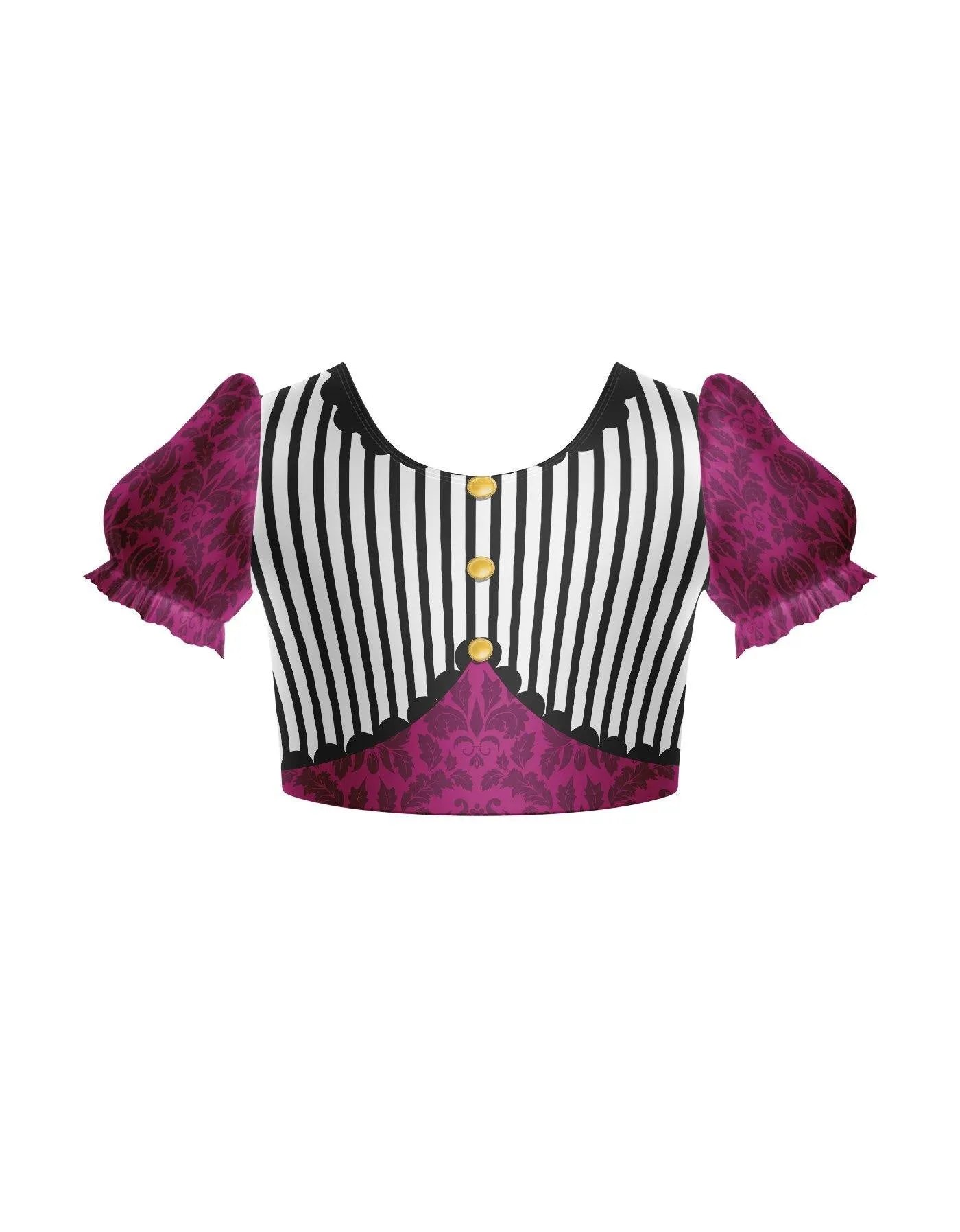 Cirque Puff Sleeve Crop Top