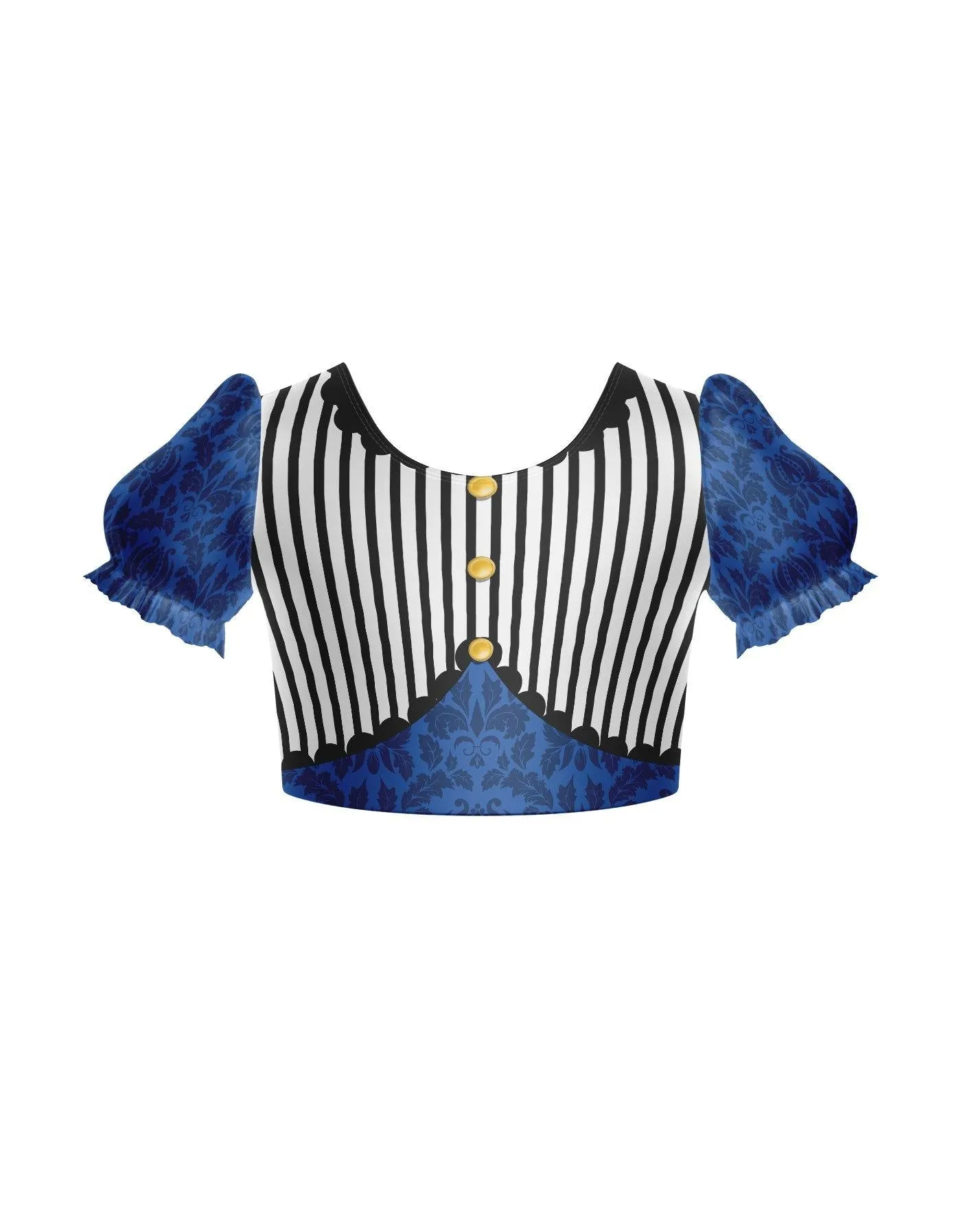 Cirque Puff Sleeve Crop Top