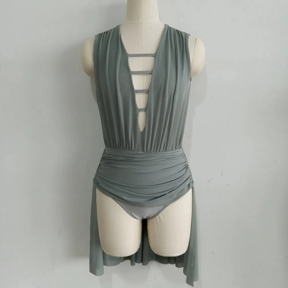 #D635-A ADULT Nylon/Lycra Mesh Modern- Ballet
Dance School Troupe Performance Costume