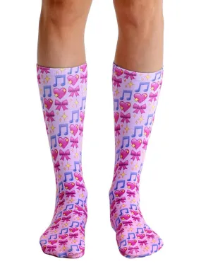 Dancer Emoji Crew Socks (Unisex)