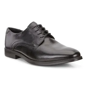 ECCO Melbourne Tie With Lace Black Mens Shoe