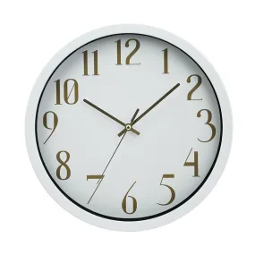Eilin White Wall Clock