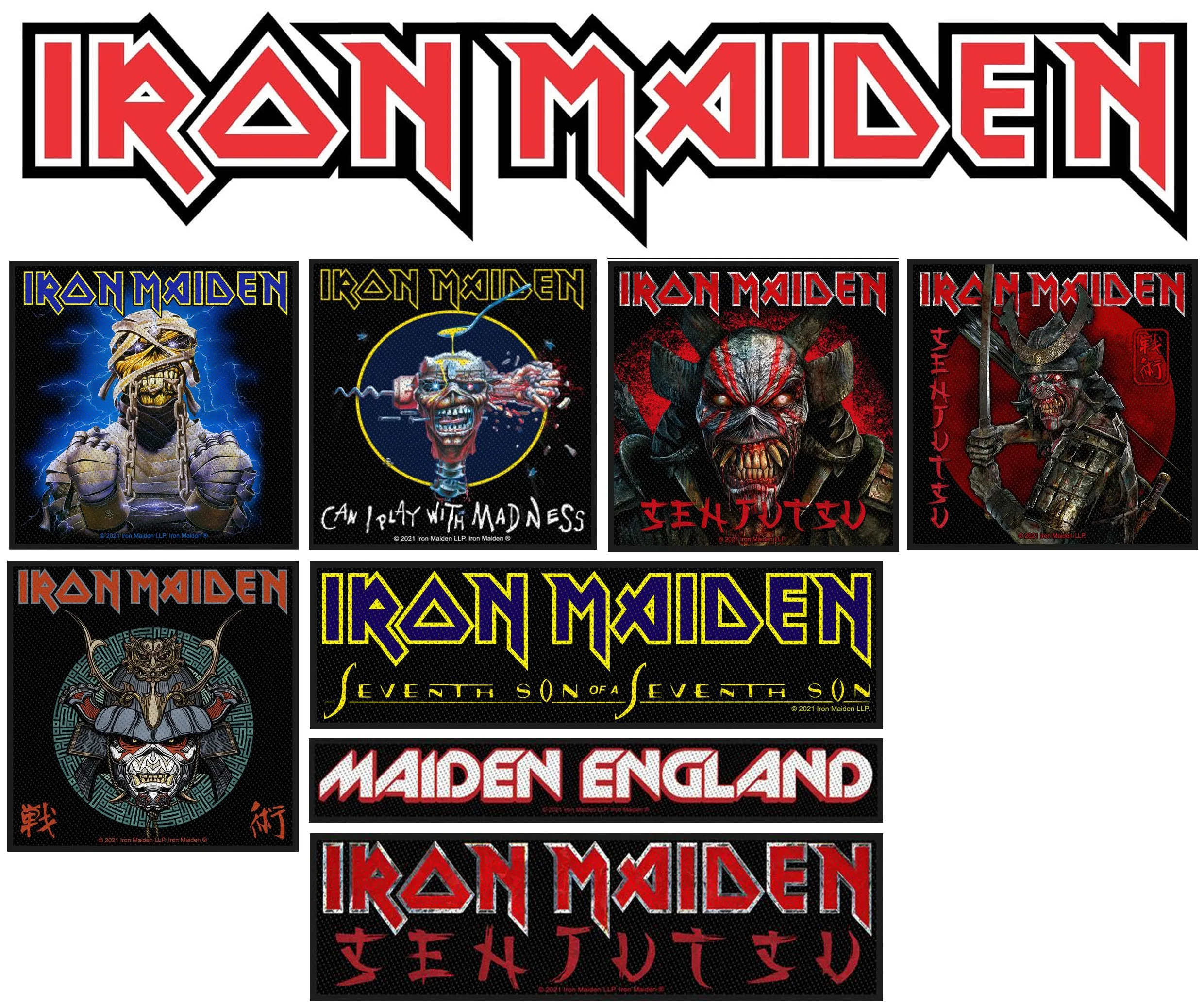 Fully Laden Iron Maiden: Trooper Edition Patch Denim Cut-Off Battle Jacket