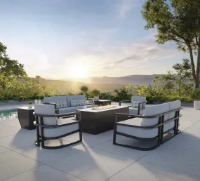 Gala Cushioned Club Seating Set By Castelle
