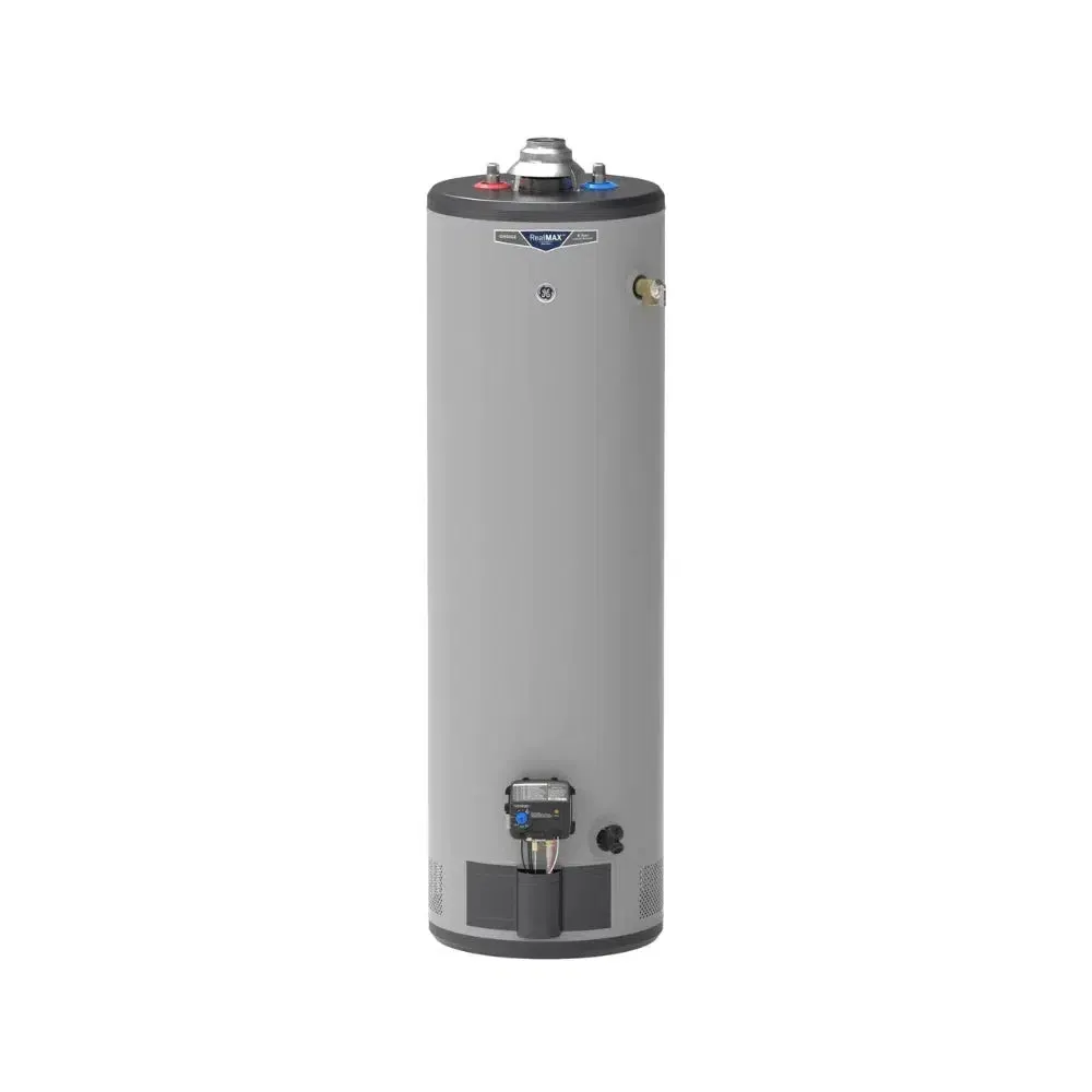 GE RealMAX Atmospheric 30 Gallon Capacity 28,000 BTU Heating Input Tall Liquid Propane Water Heater