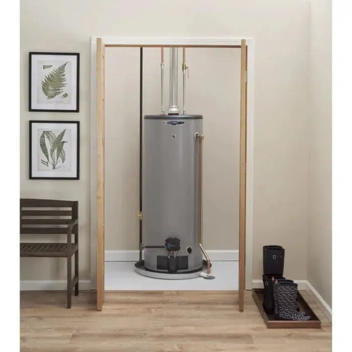 GE RealMAX Atmospheric Choice Model 40 Gallon Capacity 36,000 BTU Heating Input Tall Liquid Propane Water Heater