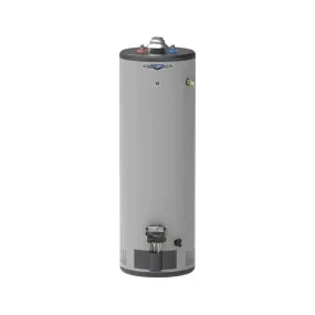 GE RealMAX Atmospheric Choice Model 40 Gallon Capacity 40,000 BTU Heating Input Tall Natural Gas Water Heater