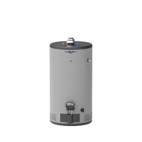 GE RealMAX Atmospheric Choice Model 50 Gallon Capacity 40,000 BTU Heating Input Short Natural Gas Water Heater