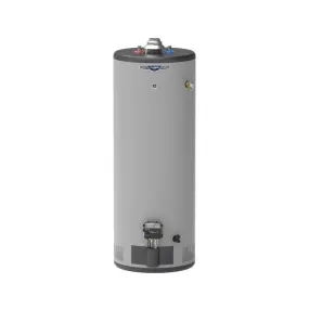 GE RealMAX Atmospheric Choice Model 50 Gallon Capacity 40,000 BTU Heating Input Tall Natural Gas Water Heater