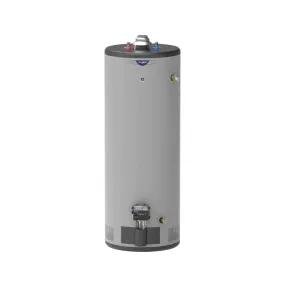 GE RealMAX Atmospheric Platinum Model 50 Gallon Capacity 40,000 BTU Heating Input Tall Natural Gas Water Heater