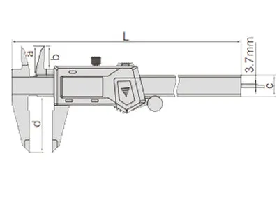 Insize 0-200MM Digital Calipers With Built-in Wireless Data Transfer Module 1113-200