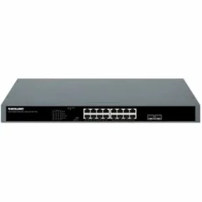 Intellinet 16-Port Gigabit Ethernet PoE  Switch with 2 SFP Ports